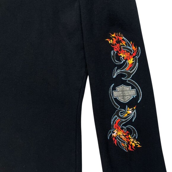 Harley Davidson Long Sleeve Double Sided Biker Motorcycle Shirt Top Women's 2XL - Picture 3 of 9